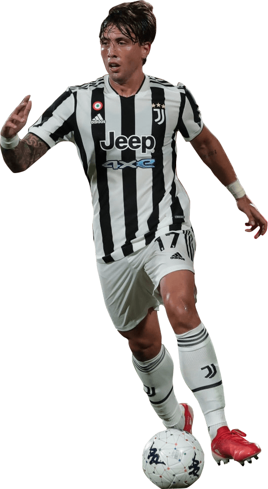 Luca Pellegrini Juventus football render - FootyRenders
