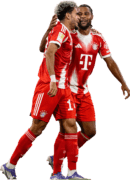 Luis Díaz & Serge Gnabry football render