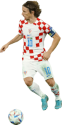 Luka Modrić football render