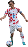 Luka Modrić football render