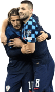 Luka Modric & Mateo Kovacic football render
