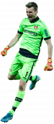 Lukas Hradecky football render