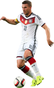 Lukas Podolski football render