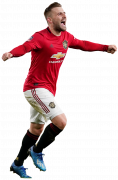 Luke Shaw football render