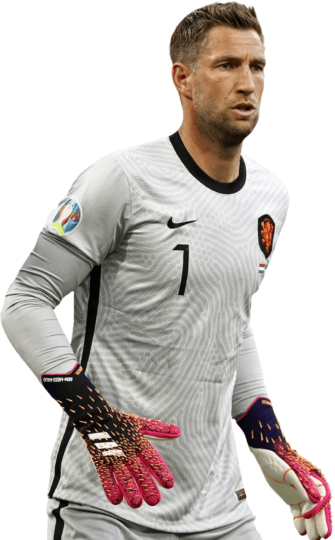 Maarten Stekelenburg Holland football render - FootyRenders