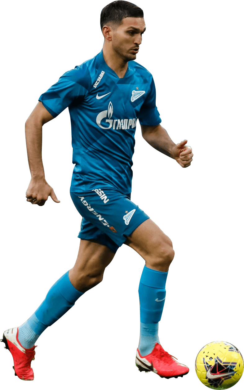 Magomed Ozdoev Zenit St. Petersburg football render - FootyRenders