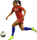 Mallory Pugh football render