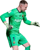 Marc-André ter Stegen football render