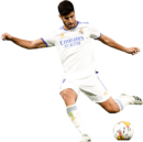 Marco Asensio football render