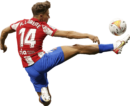 Marcos Llorente football render