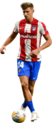 Marcos Llorente football render