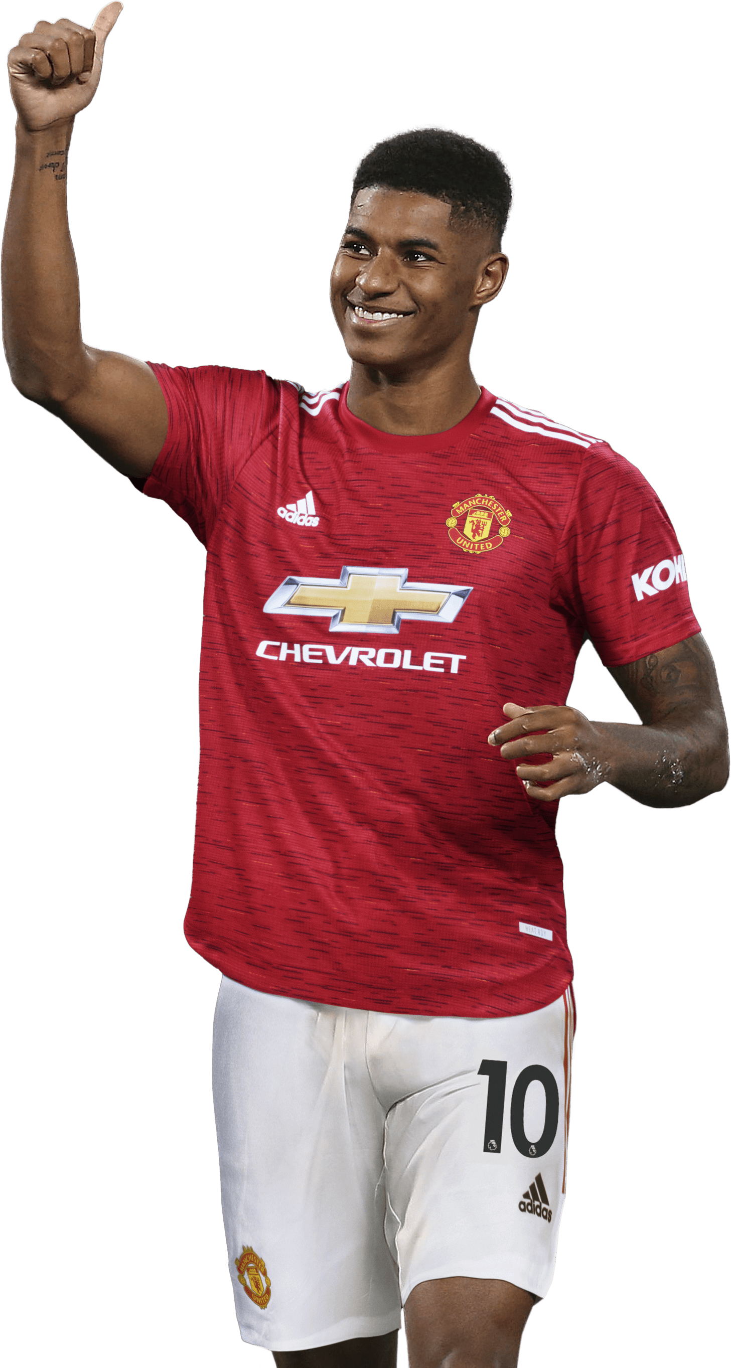 Marcus Rashford football render - 71149 - FootyRenders