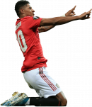 Marcus Rashford football render