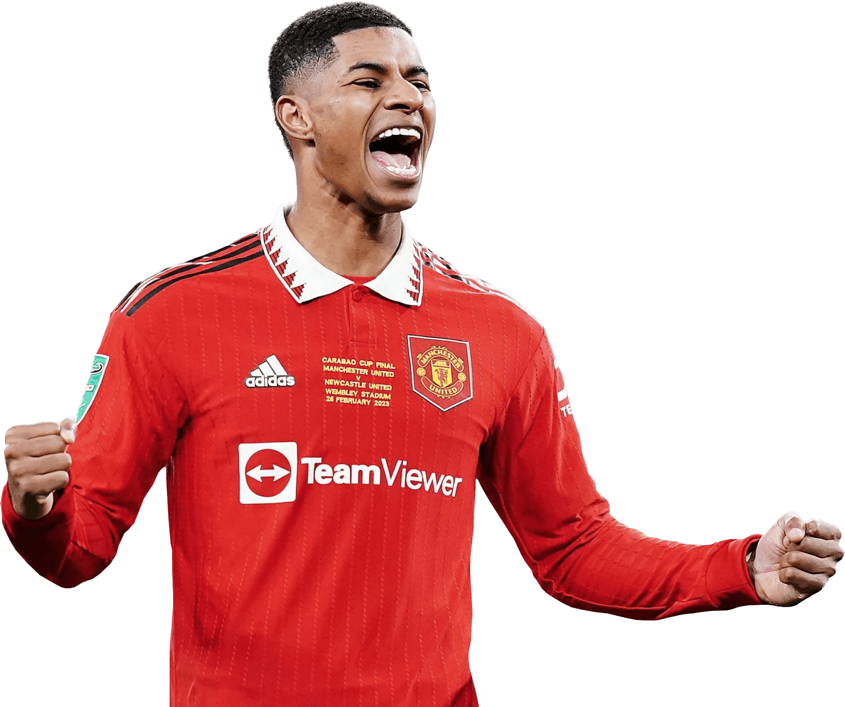 Marcus Rashford Football Render Footyrenders Layarkaca