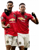 Marcus Rashford & Anthony Martial football render