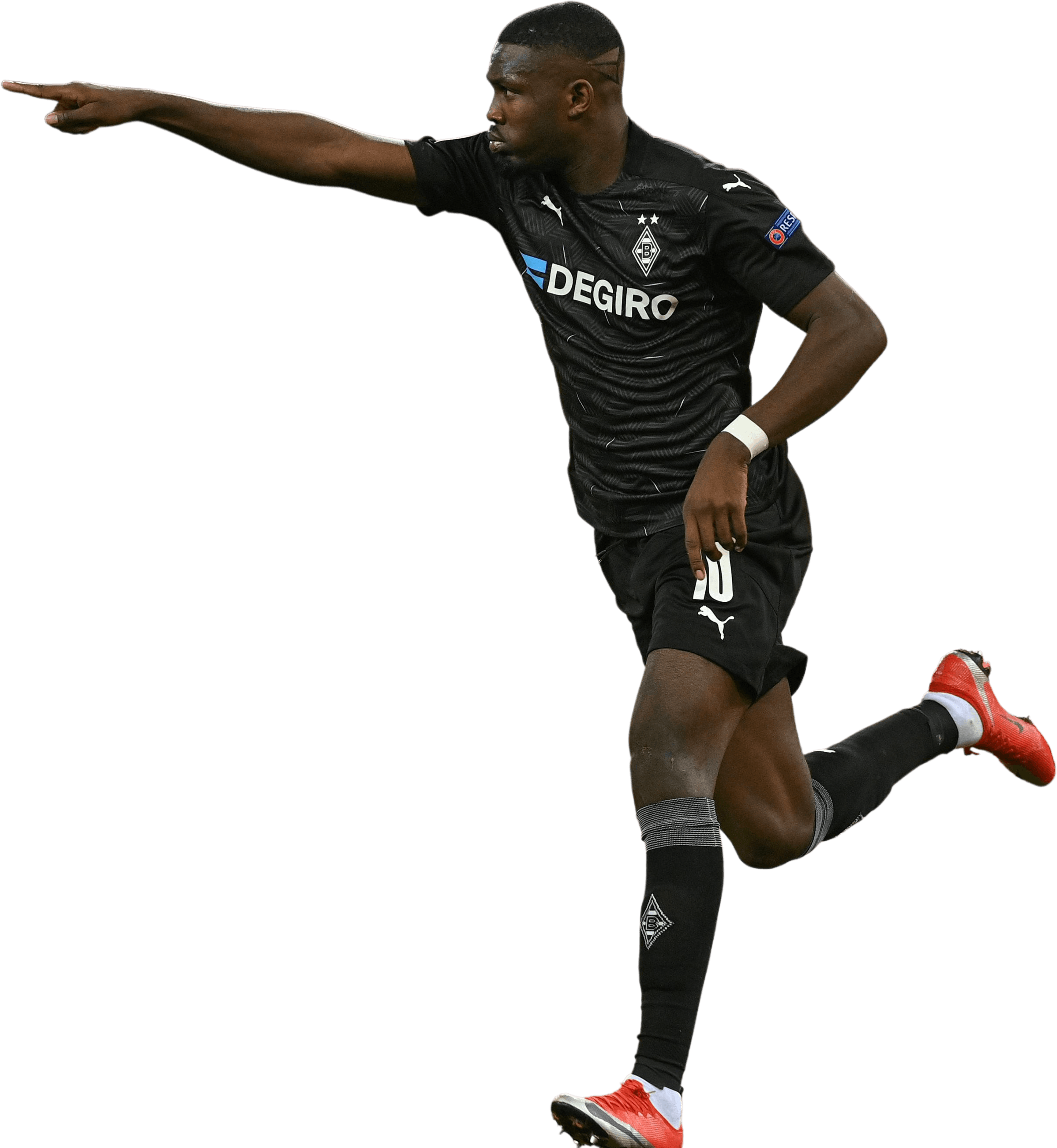 Marcus Thuram Borussia Mönchengladbach football render - FootyRenders