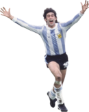 Mario Kempes football render