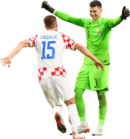 Mario Pašalić & Dominik Livaković football render