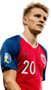 Martin Ødegaard football render