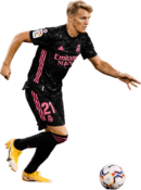 Martin Ødegaard football render