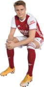 Martin Ødegaard football render