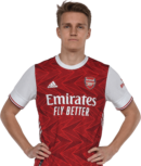 Martin Ødegaard football render