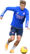 Martin Ødegaard football render