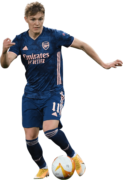 Martin Ødegaard football render