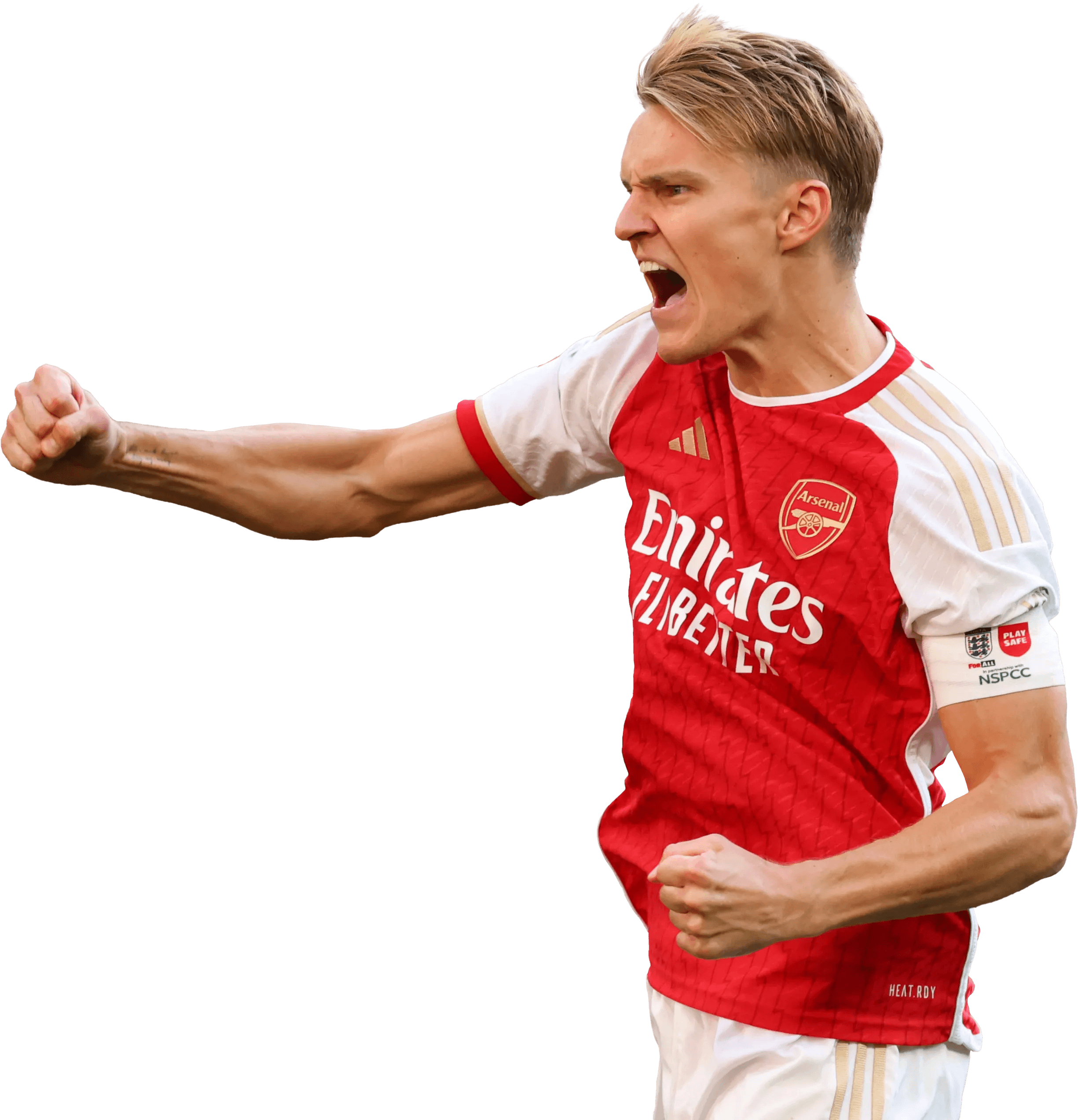 Martin Ødegaard Arsenal football render - FootyRenders
