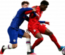 Mason Mount & Alphonso Davies football render