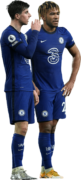 Mason Mount & Reece James football render