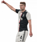 Matthijs de Ligt football render