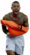 Memphis Depay football render