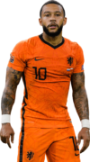 Memphis Depay football render