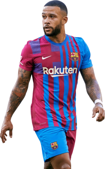 Memphis Depay football render - 81046 - FootyRenders