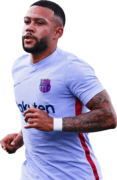 Memphis Depay football render