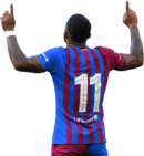 Memphis Depay football render