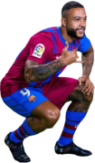 Memphis Depay football render