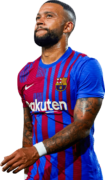 Memphis Depay football render