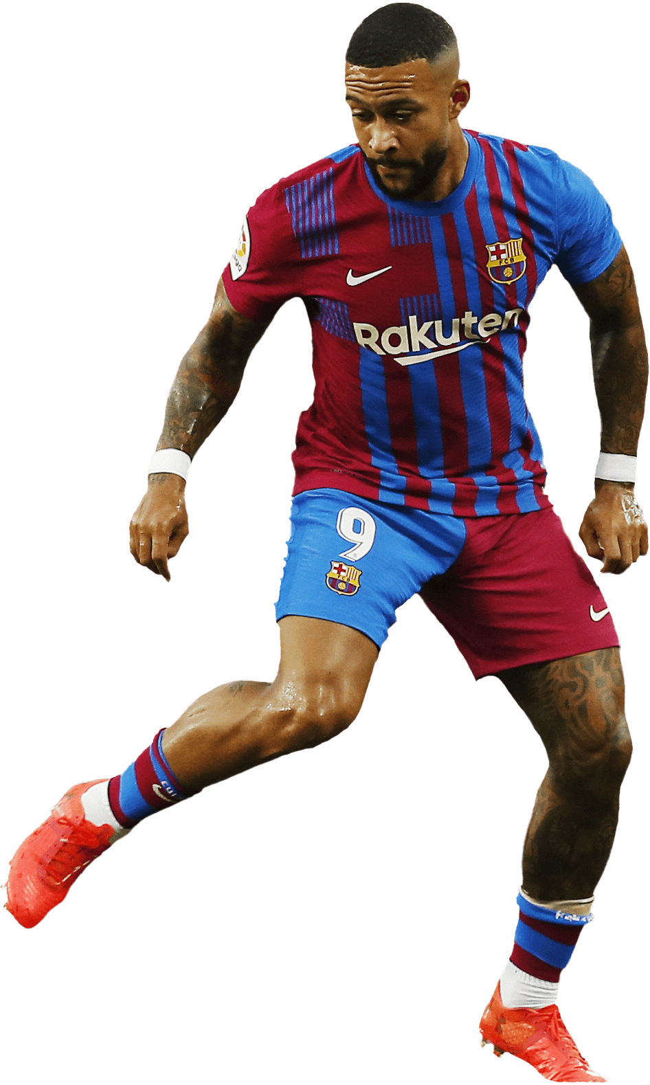 Memphis Depay Holland football render - FootyRenders