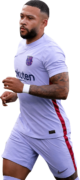 Memphis Depay football render