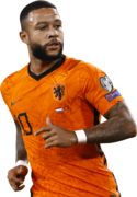 Memphis Depay football render