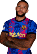 Memphis Depay football render