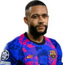 Memphis Depay football render