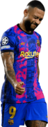 Memphis Depay football render