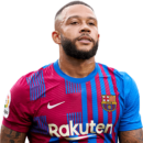 Memphis Depay football render