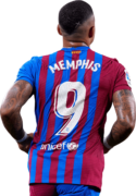 Memphis Depay football render