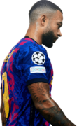 Memphis Depay football render