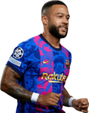 Memphis Depay football render