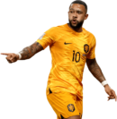 Memphis Depay football render